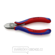 Boční štípací kleště pro elektromechaniky 125 mm KNIPEX 76 22 125 - leštěná hlava, vícesložkové návleky gallery main image