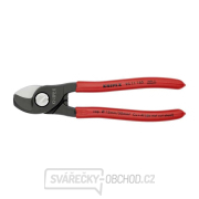 Kabelové nůžky 165 mm KNIPEX 95 11 165 - leštěná hlava, plastové návleky Kabelové nůžky 165 mm KNIPEX 95 11 165 - leštěná hlava, plastové návleky náhled