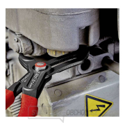 Kleště instalatérské KNIPEX Cobra® QuickSet 87 21 250, 250 mm - leštěná hlava, protiskluzová rukojeť, černěné náhled