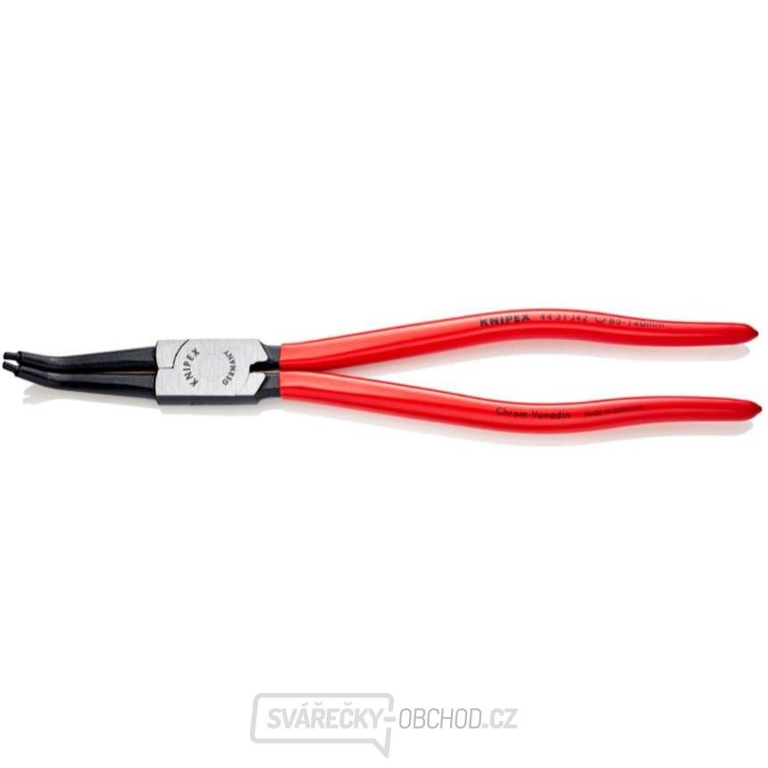 Kleště na pojistné kroužky 310 mm, vnitřní zahnuté 45° Knipex 44 31 J42