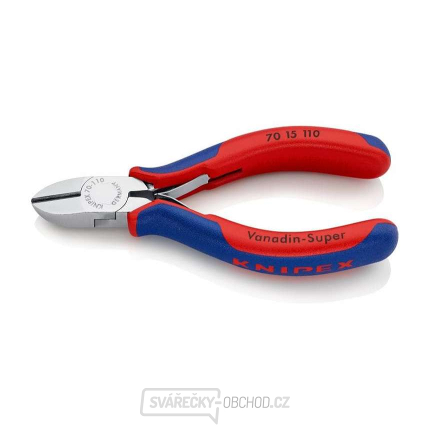 Boční štípací kleště 110 mm Knipex 70 15 110 - chromováno, dvousložkové návleky Boční štípací kleště 110 mm Knipex 70 15 110 - chromováno, dvousložkové návleky gallery main image