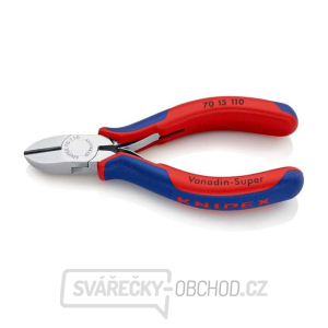 Boční štípací kleště 110 mm Knipex 70 15 110 - chromováno, dvousložkové návleky gallery main image
