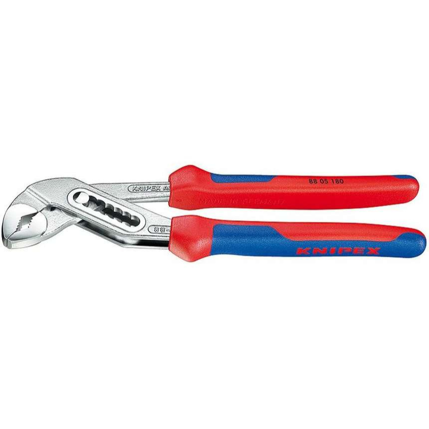 Instalatérské kleště Alligator 180 mm KNIPEX 88 05 180 - chromováno, vícesložkové návleky 88 05 180