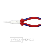 Půlkulaté kleště s břity (zobákovité) 200 mm. KNIPEX 26 15 200 - chromováno, vícesložkové návleky Půlkulaté kleště s břity (zobákovité) 200 mm. KNIPEX 26 15 200 - chromováno, vícesložkové návleky náhled