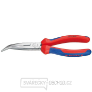 Půlkulaté kleště s břity (zobákovité) 200 mm KNIPEX 26 22 200 - leštěná hlava, vícesložkové návleky Náhled