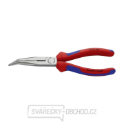 Půlkulaté kleště s břity (zobákovité) 200 mm KNIPEX 26 22 200 - leštěná hlava, vícesložkové návleky gallery main image