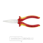 Ploché kleště typu Langbeck (s prodlouženými čelistmi) 160 mm - 1000V. KNIPEX 30 16 160 - chromováno, vícesložkové návleky VDE Náhled