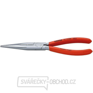 Půlkulaté kleště s břity (zobákovité) 200 mm KNIPEX 26 13 200. Chromováno, plastové návleky. gallery main image