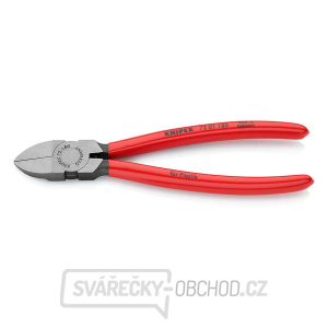 Boční štípací kleště na plasty 180 mm KNIPEX 72 01 180 - leštěná hlava, plastové návleky gallery main image