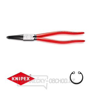 Kleště na pojistné kroužky 320 mm, vnitřní rovné. Knipex - 44 11 J4 - DIN 5265 C. Leštěno, potaženo plastem Kleště na pojistné kroužky 320 mm, vnitřní rovné. Knipex - 44 11 J4 - DIN 5265 C. Leštěno, potaženo plastem gallery main image