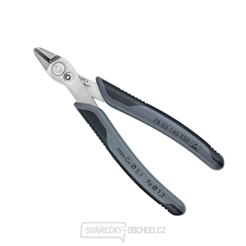 Štípací kleště Knipex 78 03 140 Electronic Super Knips® XL ESD - DIN ISO 9654