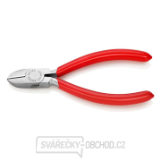 Boční štípací kleště pro elektromechaniky 125 mm KNIPEX 76 03 125 - chromováno, plastové návleky gallery main image