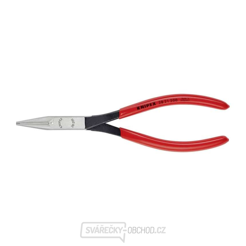 Montážní kleště 200 mm KNIPEX 28 21 200 - leštěná hlava, plastové návleky