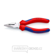 Kleště kombinované úzké ploché KNIPEX 08 25 145, 145 mm - pochromované kleště, vícesložkové návleky gallery main image