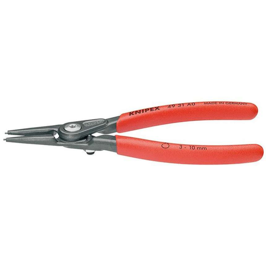 Precizní kleště na pojistné kroužky 140 mm, vnější rovné. Knipex - 49 31 A0 - DIN 5254 A