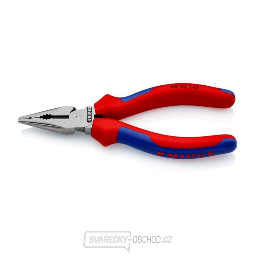 Kombinované úzké ploché kleště 145 mm Knipex 08 22 145 SB