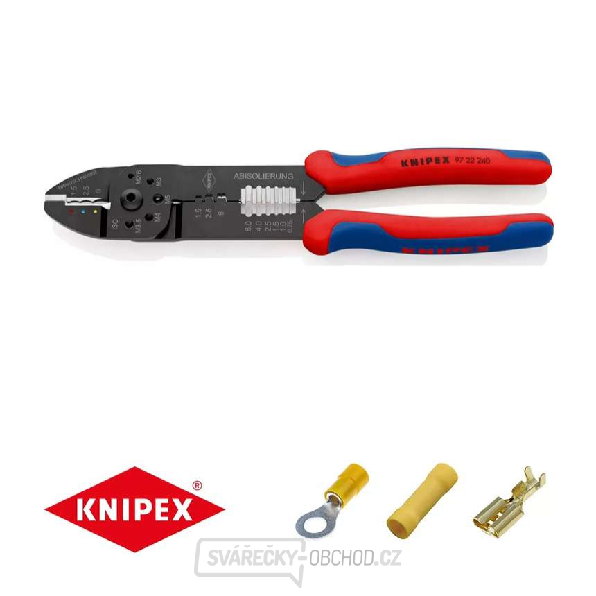 Kleště lisovací Knipex 240 mm 97 22 240 Kleště lisovací Knipex 240 mm 97 22 240 gallery main image
