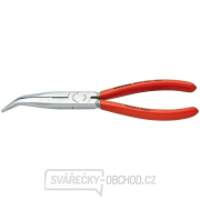 Půlkulaté kleště s břity (zobákovité) 200 mm KNIPEX 26 21 200 - leštěná hlava, plastové návleky gallery main image