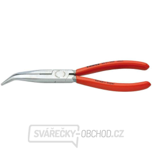 Půlkulaté kleště s břity (zobákovité) 200 mm KNIPEX 26 21 200 - leštěná hlava, plastové návleky gallery main image