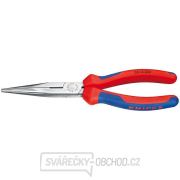 Půlkulaté kleště s břity (zobákovité) 200 mm KNIPEX 26 12 200 - leštěná hlava, vícesložkové návleky Půlkulaté kleště s břity (zobákovité) 200 mm KNIPEX 26 12 200 - leštěná hlava, vícesložkové návleky gallery main image