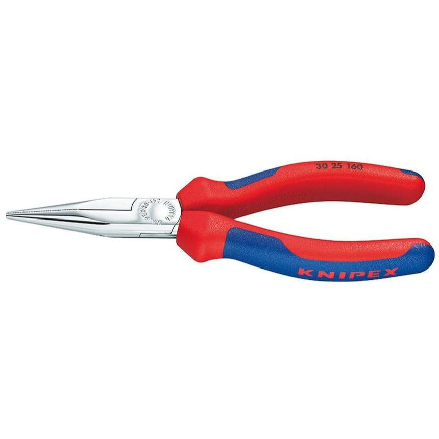 Půlkulaté kleště typu Langbeck 160 mm (s prodlouženými čelistmi) KNIPEX 30 25 160 - chromováno, vícesložkové návleky 30 25 160