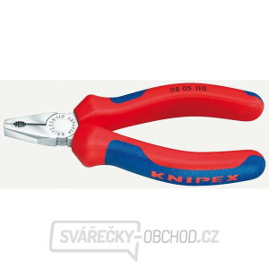 Malé kombinované kleště 110 mm KNIPEX 08 05 110 - chromováno, vícesložkové návleky gallery main image