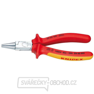 Kleště s kulatými čelistmi 160 mm VDE (1000 V). KNIPEX 22 06 160 - chromováno, vícesložkové návleky Kleště s kulatými čelistmi 160 mm VDE (1000 V). KNIPEX 22 06 160 - chromováno, vícesložkové návleky gallery main image