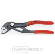 Kleště na trubky Mini-Cobra 125 mm. Knipex 87 01 125 - leštěná hlava, plastové návleky Kleště na trubky Mini-Cobra 125 mm. Knipex 87 01 125 - leštěná hlava, plastové návleky gallery main image