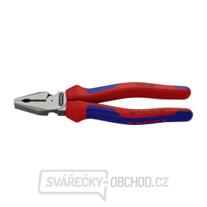 Silové kombinované kleště 200 mm. KNIPEX 02 02 200 - leštěná hlava, vícesložkové návleky Silové kombinované kleště 200 mm. KNIPEX 02 02 200 - leštěná hlava, vícesložkové návleky gallery main image