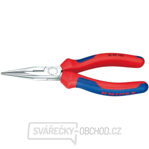 Půlkulaté kleště s břity pro radiotechniku 160 mm KNIPEX 25 05 160 - chromováno, vícesložkové návleky Půlkulaté kleště s břity pro radiotechniku 160 mm KNIPEX 25 05 160 - chromováno, vícesložkové návleky gallery main image