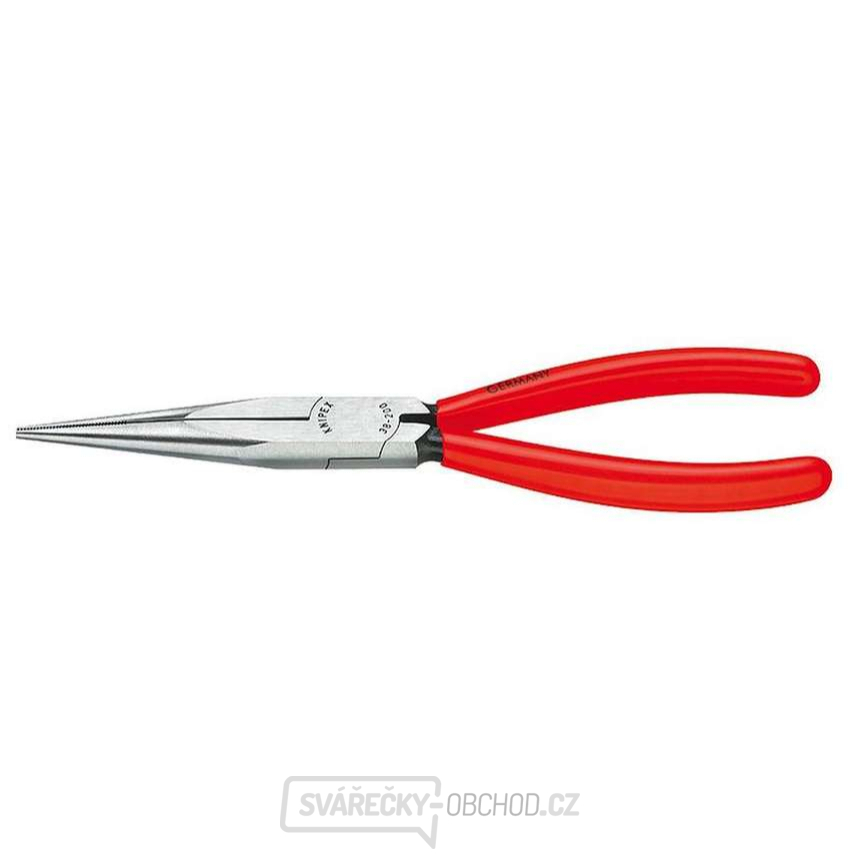 Půlkulaté kleště pro mechaniky 200 mm KNIPEX 38 11 200 - leštěná hlava, plastové návleky