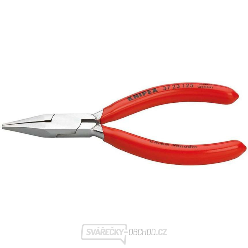 Kleště pro uchopení pro jemnou elektroniku 125 mm KNIPEX 37 23 125 - chromováno, plastové návleky