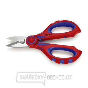 Elektrikářské nůžky Knipex 95 05 10 SB s krimpováním Elektrikářské nůžky Knipex 95 05 10 SB s krimpováním gallery main image