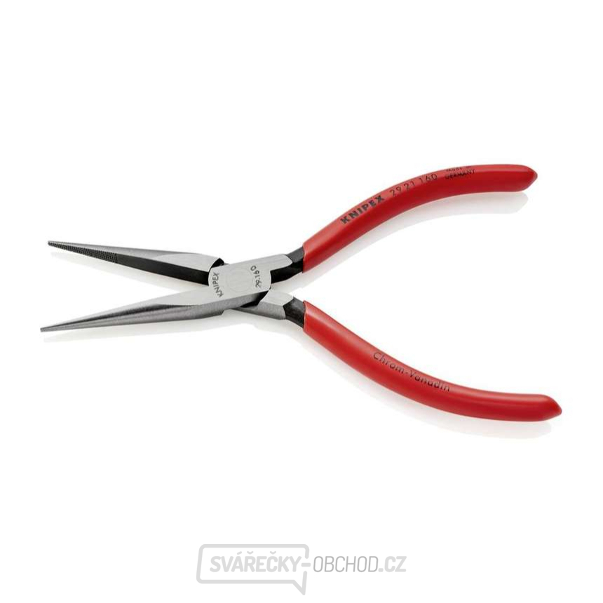Kleště pro telefonní spoje 160 mm KNIPEX 29 21 160 - leštěná hlava, plastové návleky
