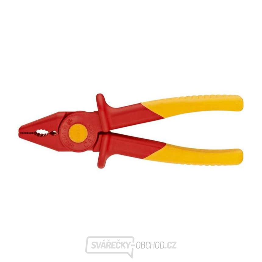 Plastové ploché kleště 180 mm Knipex 98 62 01 Izolační. VDE Plastové ploché kleště 180 mm Knipex 98 62 01 Izolační. VDE gallery main image