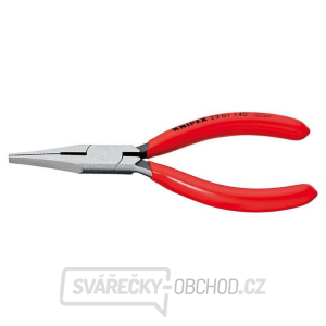 Ploché kleště 140 mm s břitem KNIPEX 23 01 140 - leštěná hlava, plastové návleky Ploché kleště 140 mm s břitem KNIPEX 23 01 140 - leštěná hlava, plastové návleky gallery main image