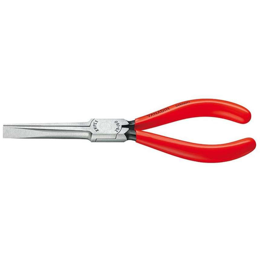 Kleště pro telefonní spoje 160 mm KNIPEX 29 11 160 - leštěná hlava, plastové návleky