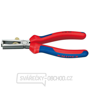 Odizolovací kleště 160 mm. KNIPEX 11 02 160 - leštěná hlava, vícesložkové návleky Odizolovací kleště 160 mm. KNIPEX 11 02 160 - leštěná hlava, vícesložkové návleky gallery main image
