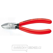 Boční štípací kleště pro elektromechaniky 125 mm KNIPEX 76 01 125 - leštěná hlava, plastové návleky gallery main image