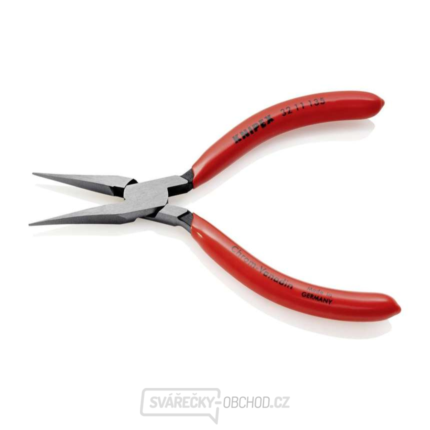 Kleště pro nastavování 135 mm KNIPEX 32 11 135 - leštěná hlava, plastové návleky Kleště pro nastavování 135 mm KNIPEX 32 11 135 - leštěná hlava, plastové návleky gallery main image