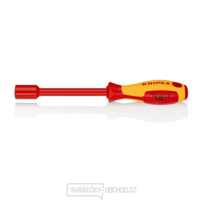 VDE šroubovák s nástrčným klíčem 6hran 12x125 mm Knipex 98 03 12