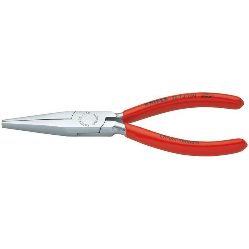 Ploché kleště typu Langbeck 140 mm (s prodlouženými čelistmi) KNIPEX 30 13 140 - chromováno, plastové návleky 30 13 140