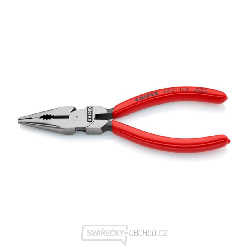Kombinované úzké ploché kleště 145 mm Knipex 08 21 145 SB