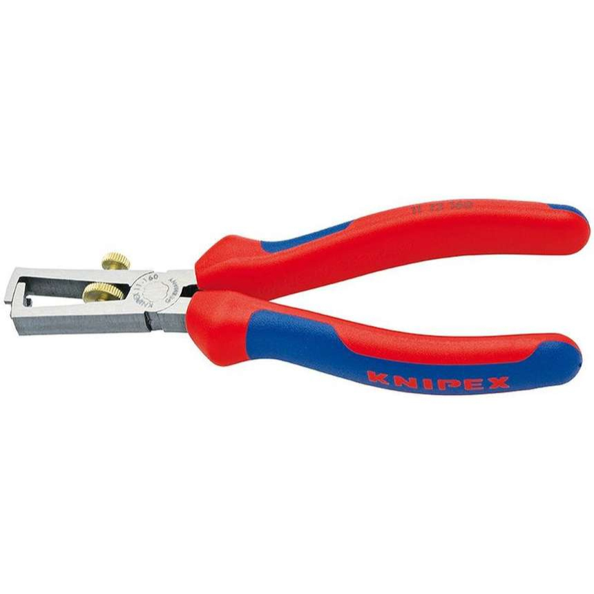 Levně Odizolovací kleště 160 mm. KNIPEX 11 12 160 - leštěná hlava, vícesložkové návleky 11 12 160