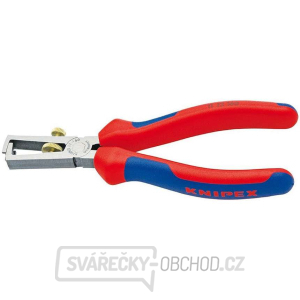 Odizolovací kleště 160 mm. KNIPEX 11 12 160 - leštěná hlava, vícesložkové návleky Odizolovací kleště 160 mm. KNIPEX 11 12 160 - leštěná hlava, vícesložkové návleky gallery main image