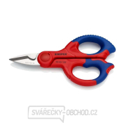Kombinované elektrikářské nůžky 155 mm KNIPEX 95 05 155 SB - chromováno, vícesložkové návleky Kombinované elektrikářské nůžky 155 mm KNIPEX 95 05 155 SB - chromováno, vícesložkové návleky gallery main image