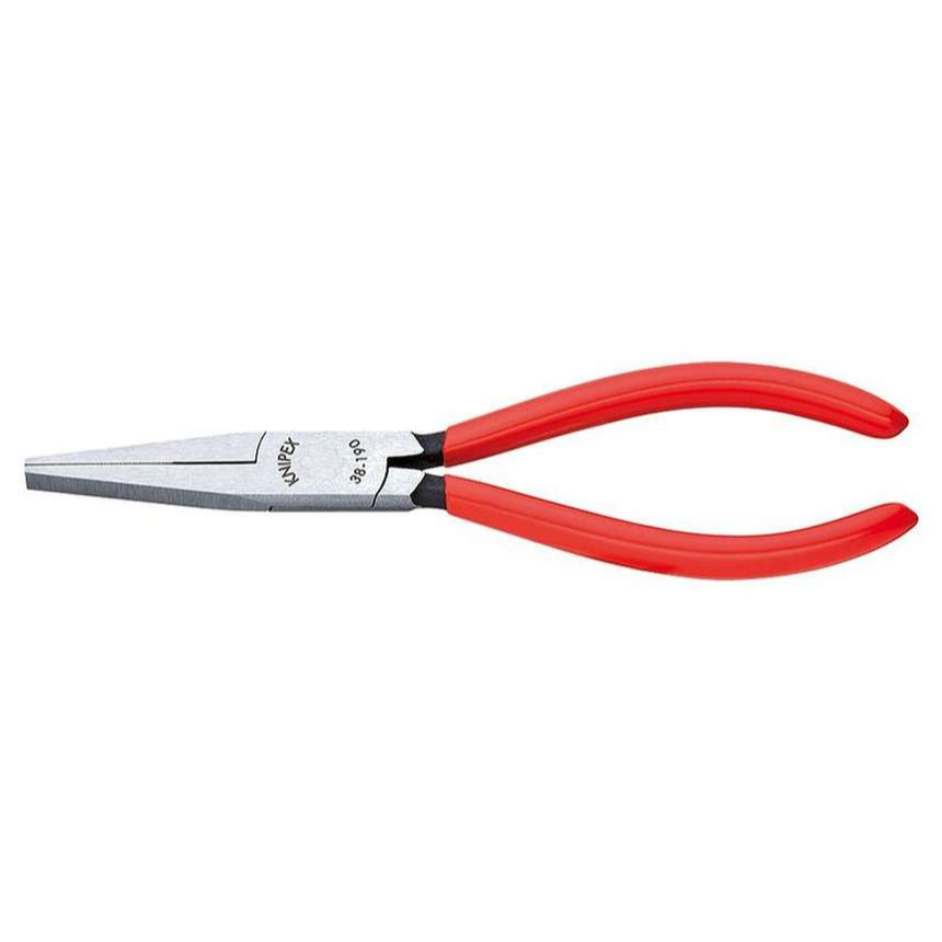 Kleště pro mechaniky 190 mm KNIPEX 38 41 190 - leštěná hlava, plastové návleky