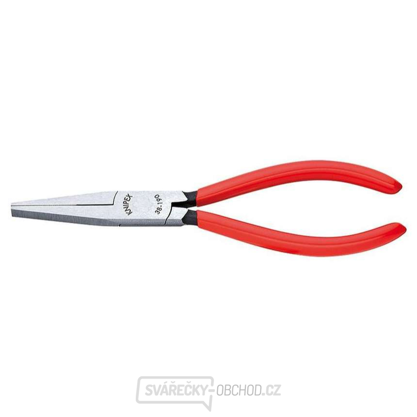 Kleště pro mechaniky 190 mm KNIPEX 38 41 190 - leštěná hlava, plastové návleky