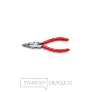 Kleště kombinované úzké ploché KNIPEX 08 21 145 145 mm - leštěná hlava, černěné gallery main image