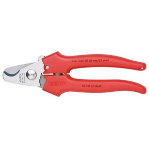 Kabelové nůžky 165 mm KNIPEX 95 05 165 - chromováno, vícesložkové návleky gallery main image